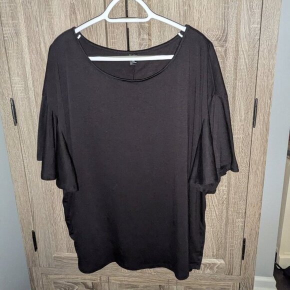 *3 FOR $9* Shein Curve Short Sleeve Solid Plus Size Top Shirt Tee T-Shirt 4XL - Picture 1 of 2